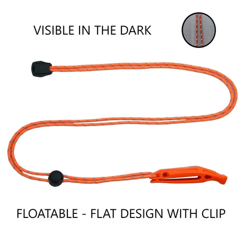 Ultra Loud Double Chamber Emergency Whistle With Lanyard For Kayaks Boats Life Vest And Outdoor Adventures Pealess 120dB