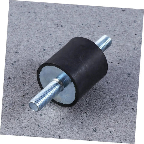 4 Pack Rubber Vibration Dampers Mounts For Air Conditioners And Equipment Noise Reduction And Vibration Isolation Absorbers Pro Grade Heavy Duty Mounts For Appliances Machinery And Industrial Gear, black rubber mount with threaded bolt