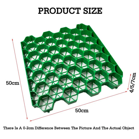 Heavy Duty Ground Reinforcement Grid Mat For Patios, Driveways, And Landscaping Boosts Stability And Drainage