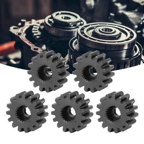 Beefy Set Of 5 Steel Servo Spur Gears With 24-Tooth Internal Spline Gear Module 0.8 For Precise Mesh, High-Strength Steel, Durable Industrial Replacement Gears For RC Cars, Robotics, And Automation