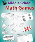 Cover of Classroom Tested Math Games For Grades 6 To 8 with interactive problem-solving activities by Miryam Alter.