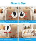 How to use Built Like A Tank Metal Sectional Sofa Connector Brackets for Couch Furniture Hardware in four steps.