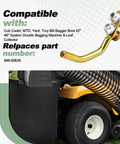 Awesome Heavy Duty Hardware Pack For Cub Cadet Bagger Boot 42 And 46 Inch Mtd Troy Bilt Double Bagging System Leaf Collector Replace 689-00636 with mounting bolts and chute.