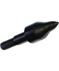 Close-up of Archery Field Point Set 11/32 Inch Diameter 100 Grain 12 Pack for Target Practice With Tapered Bullet Point Design and Shoulder