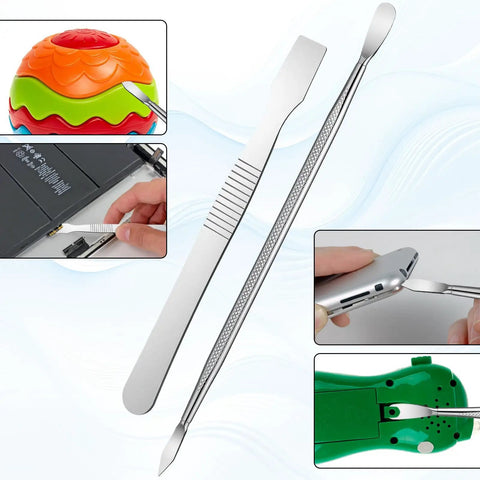 Ultra Thin 7 Piece Spudger Tool Kit For Electronics Repair Antistatic Pry Tools Plastic And Metal Opening Tools visible with devices