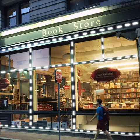 Bookstore lit by Brighten Your Storefront With Waterproof 5050 SMD LED Window Light Strips Kit 40 Ft Total 80 Modules Ideal For Storefront Signage
