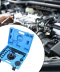 Pro Grade Wheel Bearing Tool Set With Remover And Extractor For Heavy Duty Bearing Separator And Puller Kit shown in case