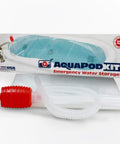 Packaging and components of Emergency Bathtub Water Storage Bladder Kit Up To 100 Gallons BPA Free Food Grade Materials Ready For Hurricane Disaster Prep Keeps Your Family Hydrated In Crises