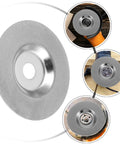 Knife Sharpener Wheel For Angle Grinder And Bench Grinder Pro Grade Razor Blade Sharpener Diamond Grinding Disc 600 Grit Carborundum