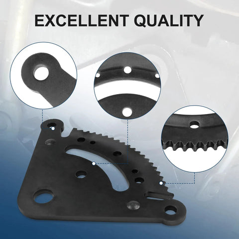 Professional Grade Steering Sector Pinion Gear Rebuild Kit for LA and D Series Lawn Tractors with 19 precision teeth close up.