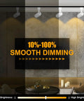 Image of dimmable 12W H Track Lighting Heads showcasing 10%-100% smooth dimming in a modern kitchen setting.
