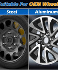 24 Piece Lug Nut Set 14x1.5 For Chevy Ford Ram GMC Fits Silverado Tahoe F150 Wrangler Gladiator Durango Colorado Suburban And More One Piece Chrome Wheel Nuts With Seven Eighths Hex And 60 Degree Conical Seat on OEM Steel and Aluminum Wheels