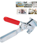 Beefy Vertical Toggle Clamp For Woodworking With 450 Kg Holding Capacity Heavy Duty Clamping Tool Quick Release Mechanism Galvanized Iron Construction Includes Screws Nuts And Gaskets