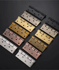 4x5 Inch Door Butt Hinges 304 Stainless Steel Flat Hinges Bronze Finish Heavy Duty Hardware displayed in various finishes