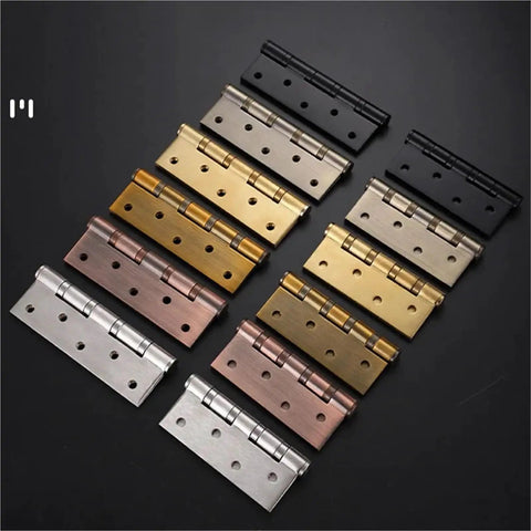 4x5 Inch Door Butt Hinges 304 Stainless Steel Flat Hinges Bronze Finish Heavy Duty Hardware displayed in various finishes