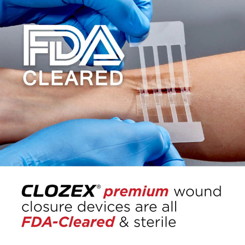 Emergency Wound Closure Without Stitches Quick Skin Closure Device For Two Lacerations Or One Long 2 Inch Repair FSA HSA Eligible Includes Two Sterile 1 Inch Closures For Easy At Home Or On The Go Wound Care