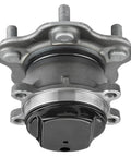 Rear Wheel Bearing Hub Assembly For Nissan Rogue And Rogue Sport FWD 2014 Through 2019 Ready To Roll Direct Fit Replacement Kit Fits Driver Or Passenger Side 5 Lug Bolt Pattern