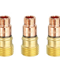 Gas Lens Collet Body 17GL116 One Sixteenth Inch TIG Welding Torch Consumables Kit For WP17 WP18 WP26 Series set of three