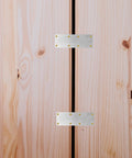 4 Pack Stainless Steel Flat Brace Mending Brackets Heavy Duty Fixing Plates securing wooden cabinet joint