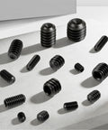 Badass Seven Hundred Piece Socket Set Screw Assortment Kit With Twenty Five Sizes Metric And Sae Cup Point Grub Screws displayed on a surface.