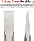 One Inch Cold Chisel Heavy Duty Metal Cutter for Cutting Bolts, Rods, and Rivets, Shaping Cast Iron, Steel, Brass, Copper and Aluminum