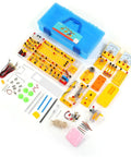 Hands-On Electrical And Magnetic Physics Experiment Kit With 68 Experiments, Ammeter Modules, Double Layer Storage Box components