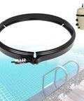 Tension Control Clamp Ring Kit For Pool And Spa Filter Easy Install Durable Clamp Ring For FNS Plus Series 23 And A Quarter Inch