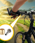 Cyclist showing Bike Disc Brake Olive And Connecting Insert Kit for Shimano BH90 Hydraulic Hose on a trail ride.