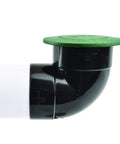 Pop Up Drainage Emitter with Elbow for 4 Inch Sewer and Drain Pipe works with Catch Basins and All Drainage Systems Green