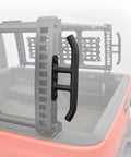 XRS Reel Handles Set For Overland Rack, Mild Steel, Textured Black, Pair, Model 5950100T on truck XRS Xtreme Rack system