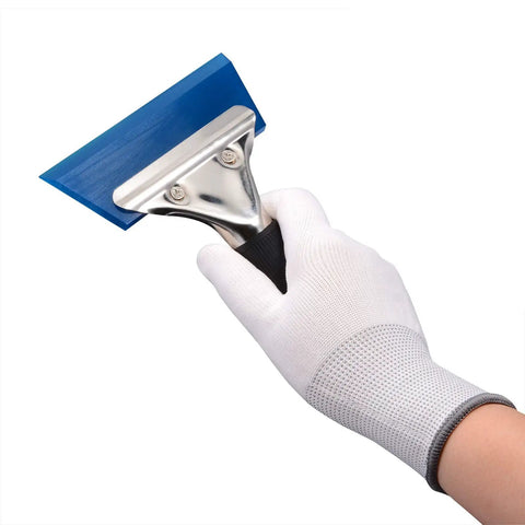 Super Comfy Breathable White Nylon Work Gloves Non Slip For Vinyl Wrapping Pc Building Daily Labor Tasks Soft Skin Feel No Odor One Size Fits Most Pack Of Six Pairs
