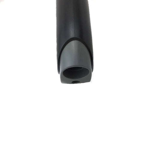 Close-up of the Voyager XP 1470G Handheld Corded Barcode Scanner 2D 1D PDF Postal Includes Stand And USB Cable end view.