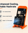 Compact Bitcoin Miner With Open Source SHA256 BM1370 ASIC 1.2TH/s Default And 1.4TH/s High Power Solo BTC Mining fan airflow