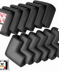 Gotta Keep Those Kiddos Safe With These Rock Solid Baby Corner Protectors Totally Easy Peel And Stick Rubber Bumpers 12 pack in matte black.