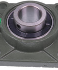 1-1/4 Inch Four Bolt Flange Bearing Set Screws Compatible With UCF207-20 Metal Housing