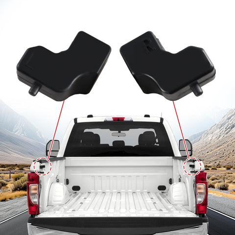 Image showing Tailgate Top Rubber Bumper Cushion Bushing For Ford Super Duty 2017-2022 F-250 F-350 F-450 F-550 Anti-Rattle Metal Bolt.