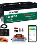 36V LiFePO4 Battery Pack For Golf Carts Solar Panels And Trolling Motors 3.84kWh Capacity With 200A BMS 100Ah Version Includes Charger