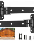900 Lb Capacity Gate Hinge With Built In Ball Bearings For Smooth Quiet Operation 13 Inch Bolt On Or Weld On, shown with hardware