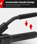 Close-up of comfortable handle on Built Tough Heavy Duty Hydraulic Hole Punch Kit 22.5 To 61.5mm Manual Punching Machine
