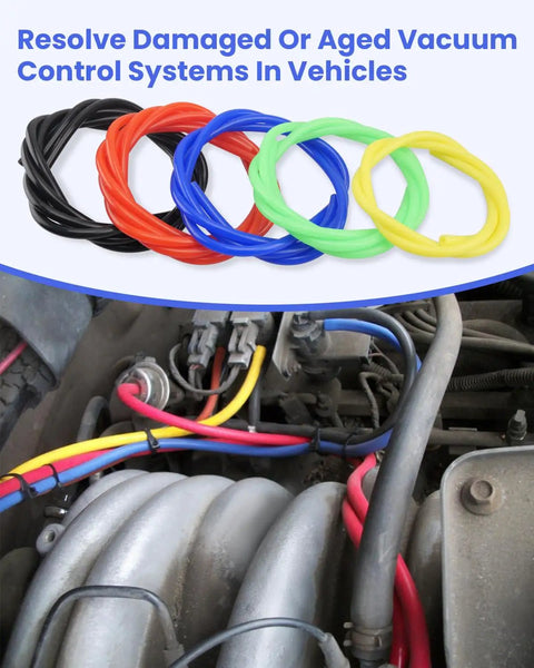 Premium 5pc Vacuum Line Kit For Ford F150 With 305w 351w 5.0l And 5.8l Engines Plus Durable Rubber Hoses That Hold Up Tough In Any Engine Bay For 9296 Models installed in engine bay