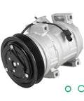 Top Shelf Air Conditioning Ac Compressor With Integrated Clutch Kit Fits Honda Pilot Odyssey Ridgeline Acura Mdx Zdx 3.5L 3.7L Replacement Cooling Block with O-rings.