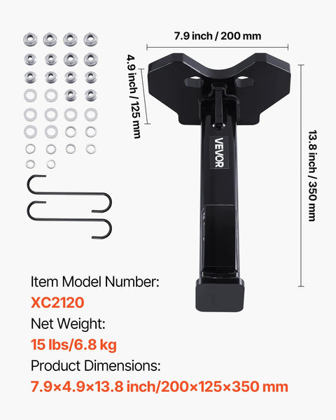Wheel Bearing Hub Removal Tool Kit For 5, 6, And 8 Lug Hubs Universal with nuts, washers, and dimensions shown.