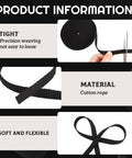 Black Ito Sageo Cord For Katana Wrapping 0.4 Inch Wide Synthetic Silk Rope featuring tight weave and flexibility