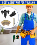 Kick Floor Squeaks Right Out The Door With This Heavy Duty Squeaky Floor Repair Kit Using Tough Joist Screws And Guided Tools For Total Home Silence Fast Today, tools and screws shown.