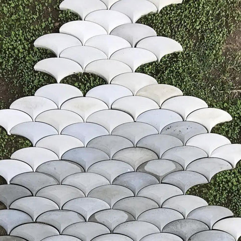 Leaf Shaped Concrete Molds For Walkways And Stepping Stones Paver Maker For Lawn Patio Garden DIY Cement Molds Easy To Use For Beginners