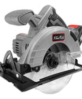 Close-up of 20V Max Brushless Cordless Combo Kit saw component, featuring circular blade and ergonomic handle.