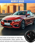 52mm Fuel Sending Unit 12V 240-33 Ohm Level Sensor With LED Backlit Gas Gauge Pointer in a car use scene