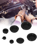 Rubber Grommet Kit 170 Piece Odorless Sealing O Rings Set For Auto Mechanical Maintenance And DIY Repair Projects Heavy Duty Automotive Grommet Pack Set, black rubber grommets on engine cover