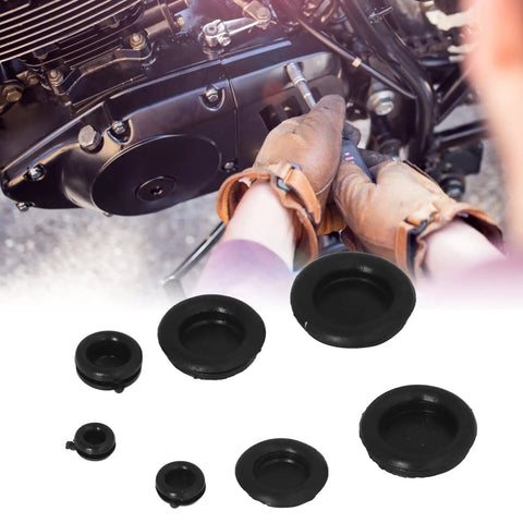 Rubber Grommet Kit 170 Piece Odorless Sealing O Rings Set For Auto Mechanical Maintenance And DIY Repair Projects Heavy Duty Automotive Grommet Pack Set, black rubber grommets on engine cover