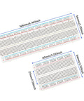 Two 830 Point And Two 400 Point Solderless Breadboards Kit For Arduino Projects Electronics Prototyping Boards With Four Power Rails